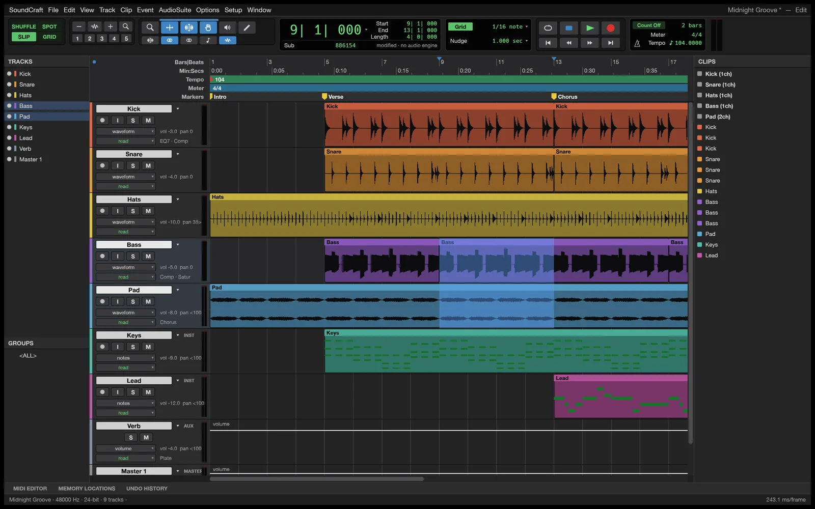 SoundCraft official Craft Apps workspace preview